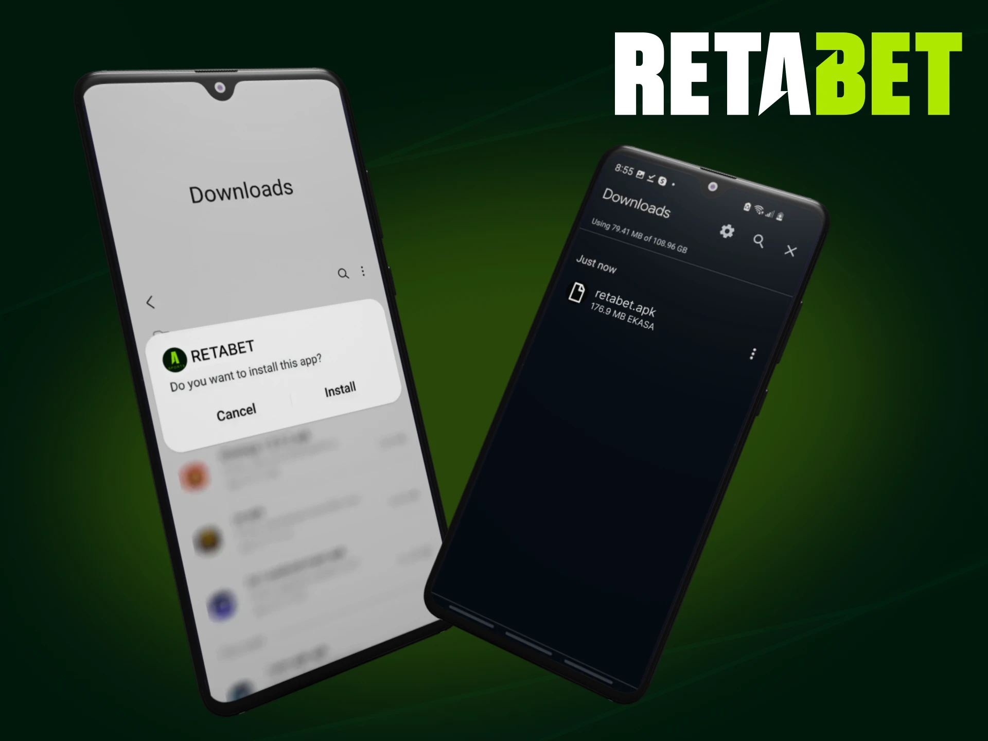 Instalación fácil de la app Retabet en Android mediante archivo APK.