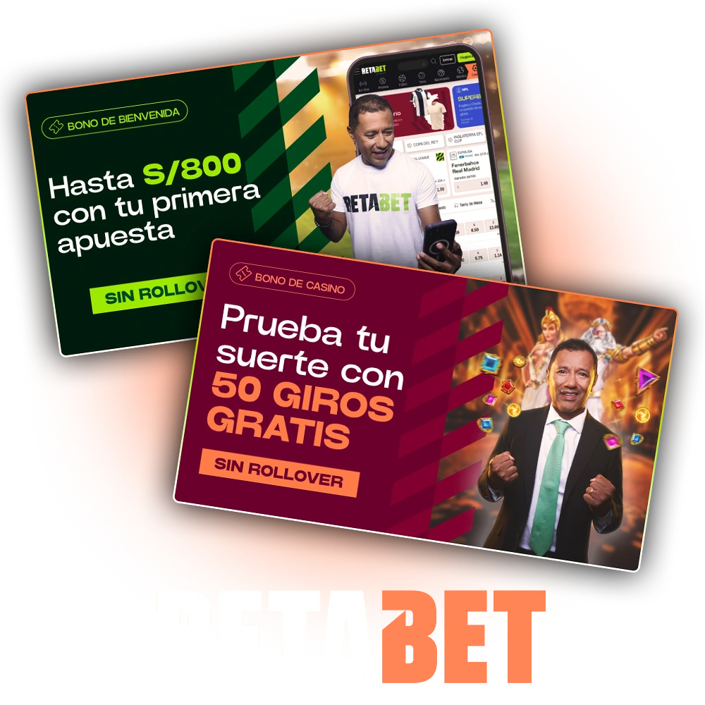 Bonos de bienvenida y promociones especiales para jugadores nuevos y regulares en Retabet Perú.